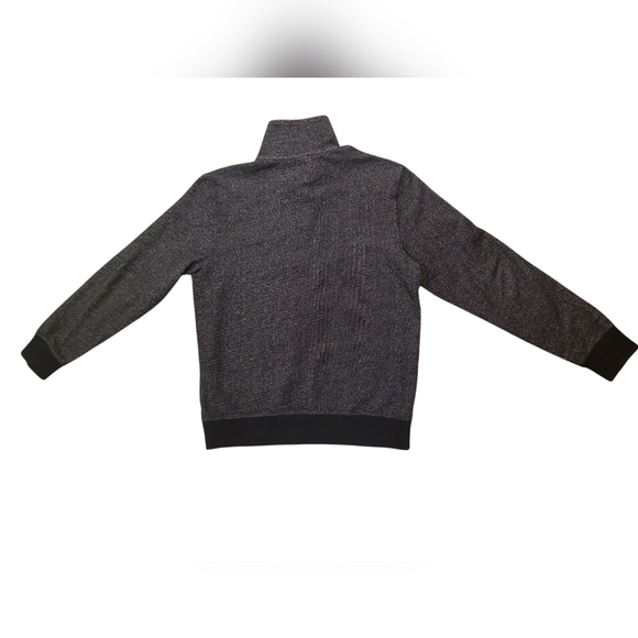 Roots Pullover Sweater 1/4 Zip Womens Medium Gray with Black Logo - Picture 6 of 8